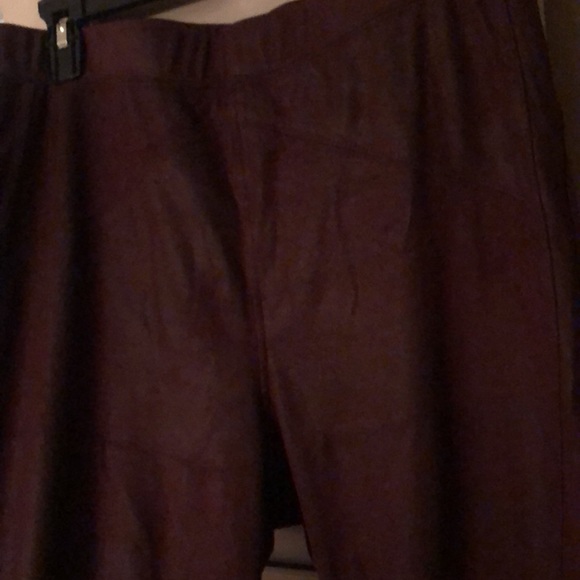 Free People Midnight Vegan Faux Suede Leather Leggings - Picture 6 of 10